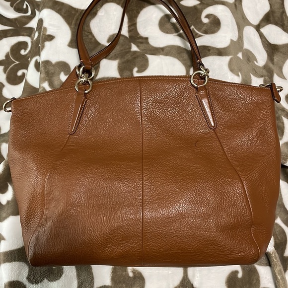 COACH Tan Leather Sofia Satchel - Picture 4 of 11